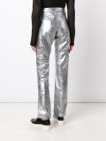 metallic trousers