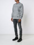 striped crew neck sweatshirt