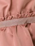 tiered gathered dress