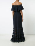 off-shoulders gown