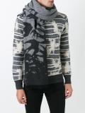 swallow print scarf