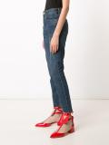 high-rise cropped jeans