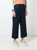 cropped wide leg trousers