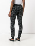 embroidered sweatpants