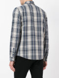 button down check shirt