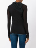 silk panel draped top