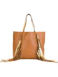 fringed tote