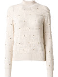 knit embellished jumper