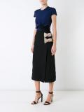 'Tailored Vent Knot' skirt