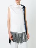 fringed hem top
