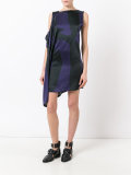 asymmetric mini dress