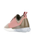 perforated B lace-up sneakers