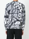 rollercoaster print sweatshirt