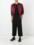 loose fit cropped trousers