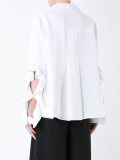 ruffled sleeves jacket
