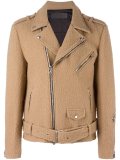 zip up biker jacket