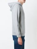 logo print hoodie