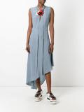 asymmetric sleeveless dress