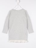 pleated T-shirt dress