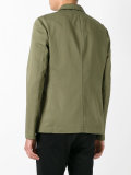 embroidered military blazer