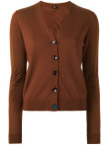 V-neck buttoned cardigan