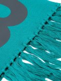 logo print scarf