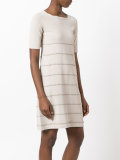 embroidered trim dress