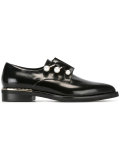 pearled trim loafers 