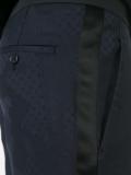 zigzag tonal pattern trousers