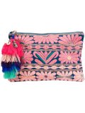 'Soma' pouch floral clutch