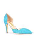 textured pump shoes 