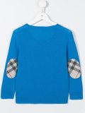 check elbow patch jumper 