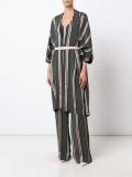 striped kimono