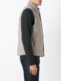 buttoned padded gilet