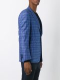classic fit checked blazer