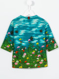 garden print sweatshirt 