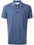 striped collar polo shirt 