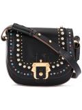 studded saddle cross body bag