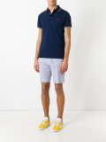 embroidered logo polo shirt 