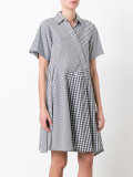 'Risorsa' striped asymmetric dress