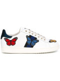embroidered butterfly sneakers 