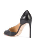 twisted cut stiletto pumps
