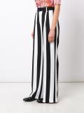 striped wide-legged trousers