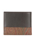 printed bi-fold wallet
