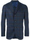 checked blazer