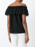 ruffled blouse