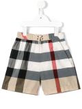new classic check swim shorts