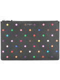 polka-dot clutch