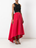 long high-low skirt