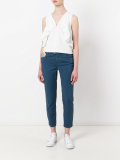 cropped tapered jeans